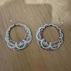 Silver Hoop Earrings
